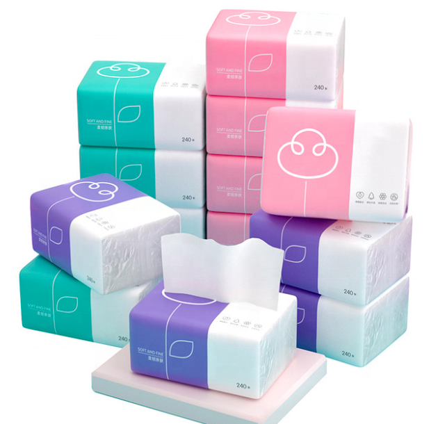 4 Ply Virgin Wood Pulp Soft Facial Tissue